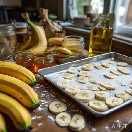 集成灶烘焙香蕉片：美味又简单的家常小食教程