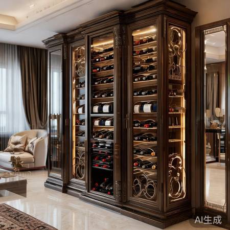 别墅装修红酒柜，提升品味还是浪费空间？