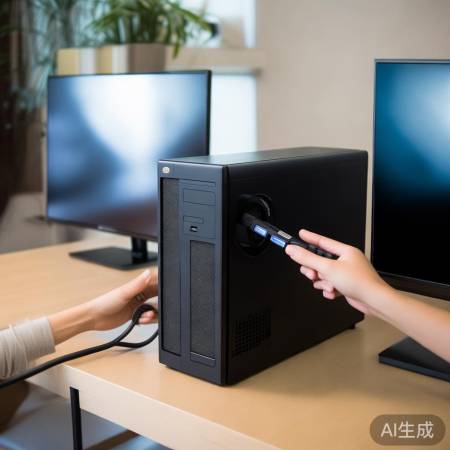 台式机轻松连接电视机显示屏，实现大屏观影新体验