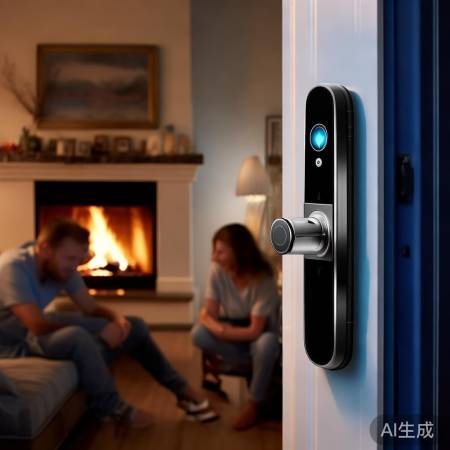 高端指纹锁守护家安全,生活更安