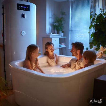 万和空气能热水器，节能环保，生