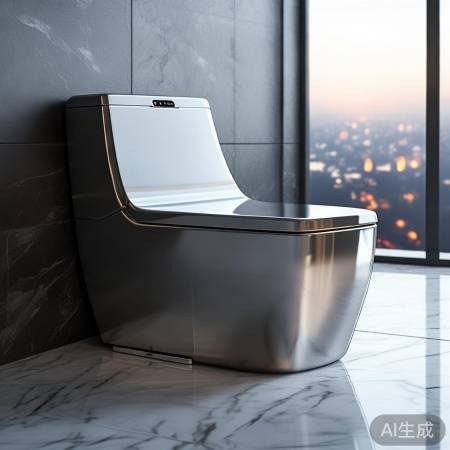 不锈钢马桶耐腐蚀，高端大气，但