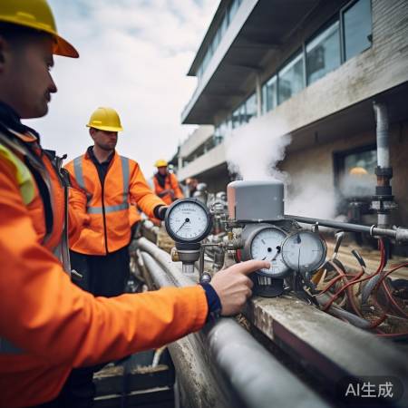 打压测试，确保水管无泄漏