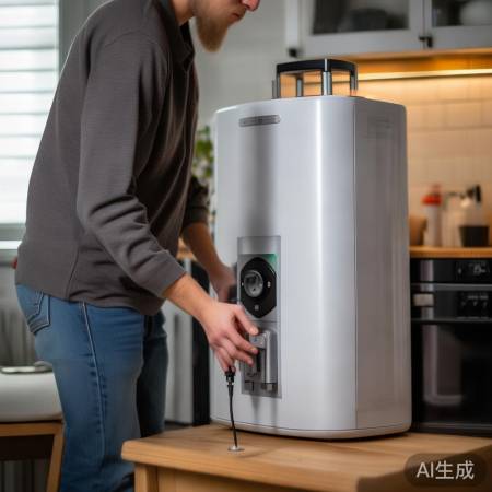 检查电源，确保热水器通电