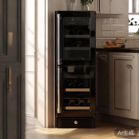 红酒柜宜远离墙，插座藏身后旁