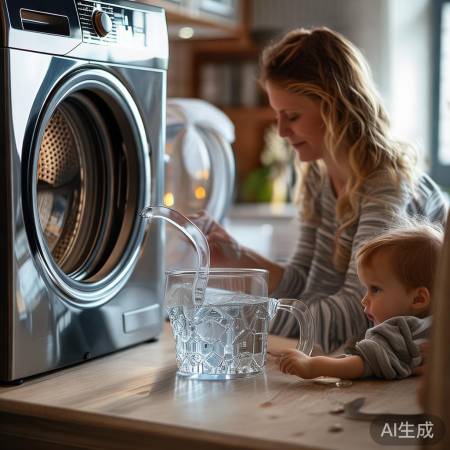 洗衣机水箱玻璃水加法教程