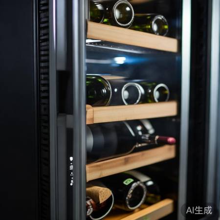 红酒柜湿度宜50-70，防瓶塞