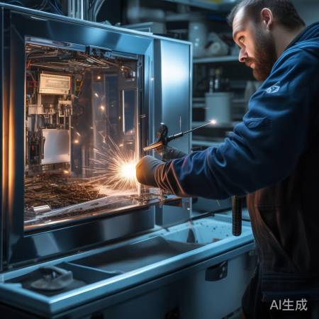 科技加持，冰箱维修激光焊接更精