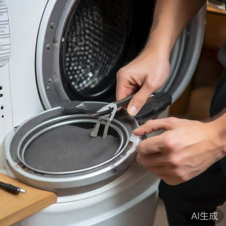 滚筒洗衣机过滤网拆装教程：轻松上手，轻松维护