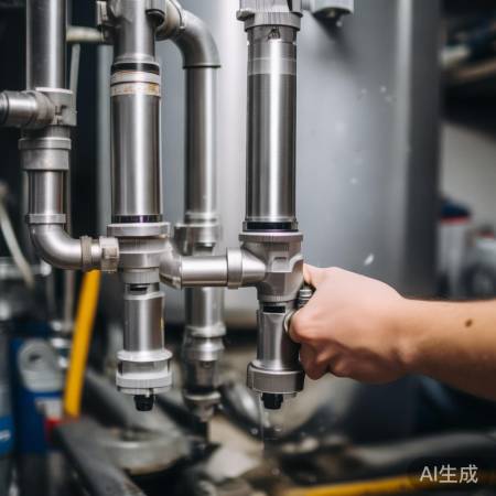 管道连接，确保密封