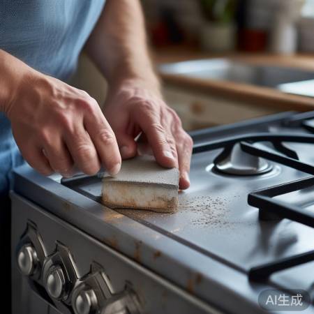 燃气灶螺纹打磨恢复操作