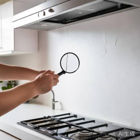 安装集成灶前，墙裂松动要检查