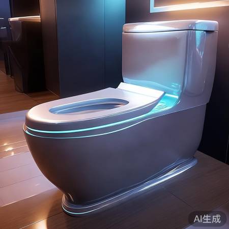 智能马桶抗菌材质，健康更安心。