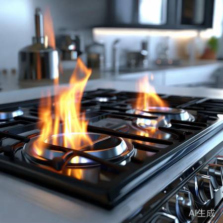 美的集成灶，烹饪高效，智能厨房