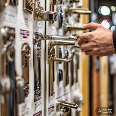 选手柄,尺寸型号要匹配防盗门