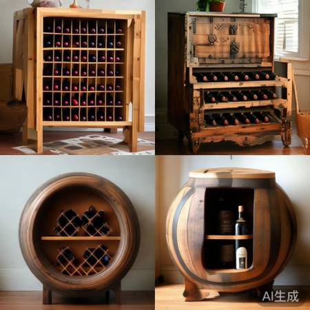 环保竹制、旧物改造、创意酒柜美