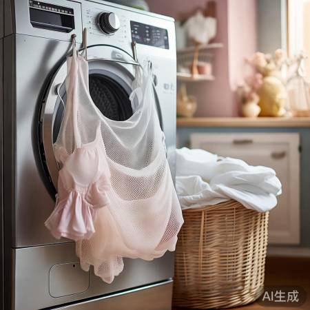 内衣单独洗，防染损。