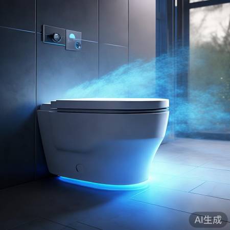 智能壁挂马桶，负氧离子除臭，清