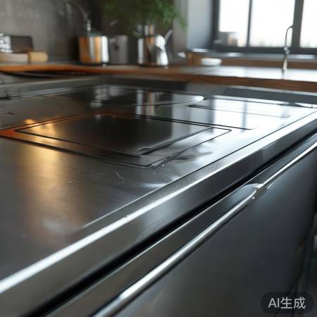 集成灶易清洗，不锈钢表面，侧吸