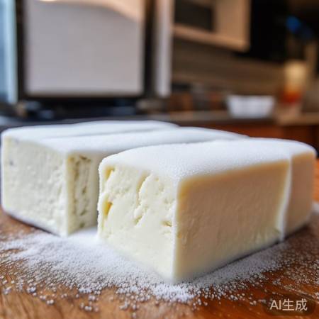冰豆腐冷冻4小时，密封保鲜，速