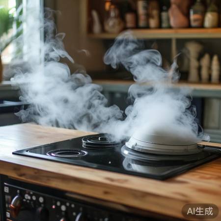 集成灶环保，油烟排放少。