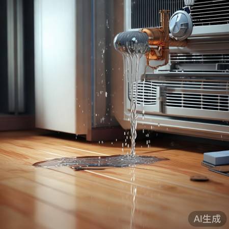 空调漏水，查明原因，求助专业。