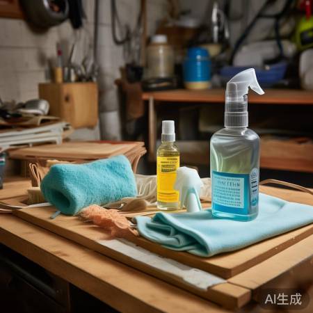 清洁必备：软刷、布、酒精喷壶