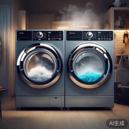 “子母机洗衣机，双重洗涤，洗护