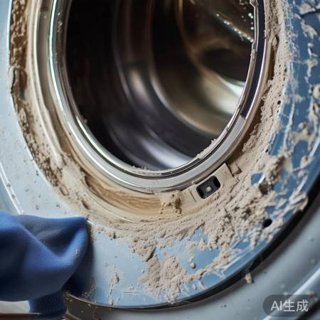 内筒清洗：布巾刷净内外污垢