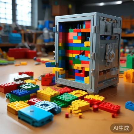 积木保险柜组装指南