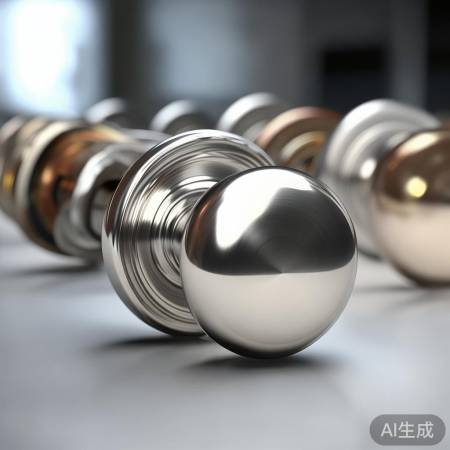 选副门旋钮：不锈钢材质，光滑无