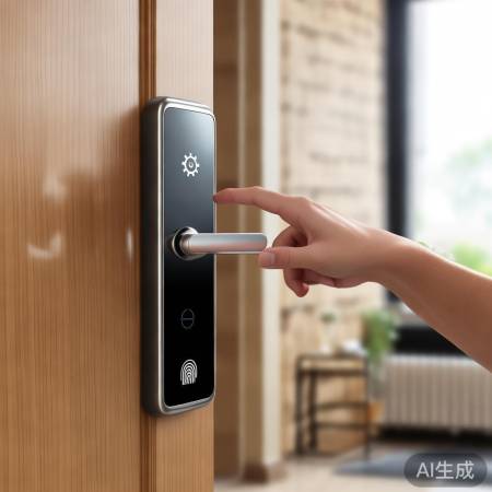 苏黎士指纹锁安装成功，设置指纹