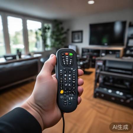 遥控器故障,重配或换新。