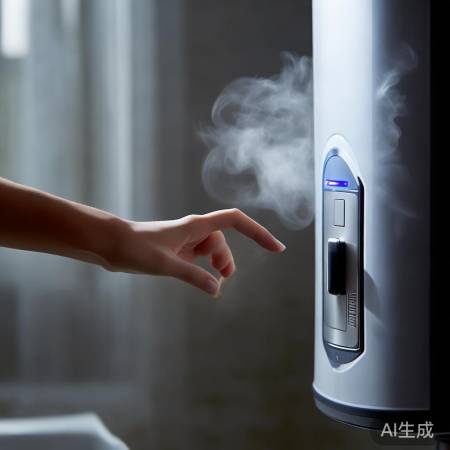 轻按开关键，热水几分钟到。