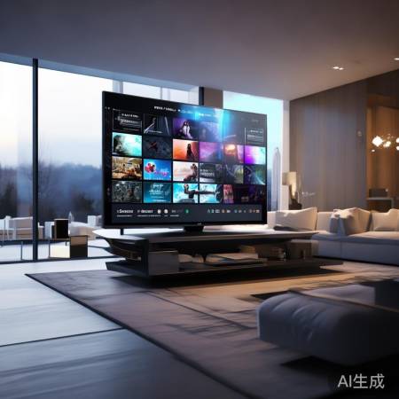 智能网络新电视，一机多用真方便
