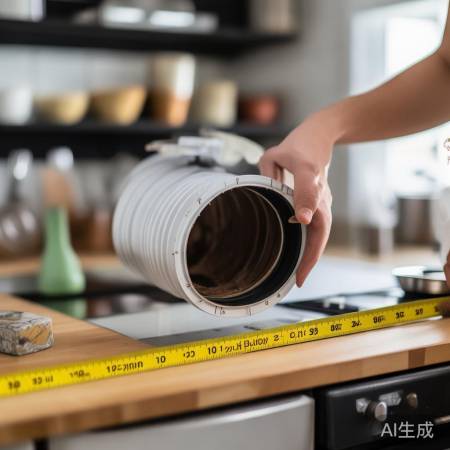 量烟道孔径，适中缩放宜。