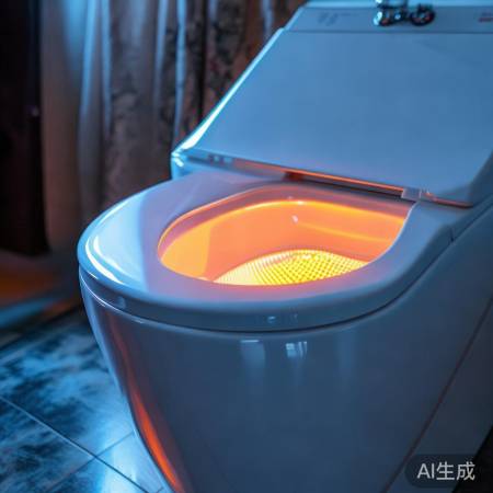 智能马桶座圈，温暖又健康。