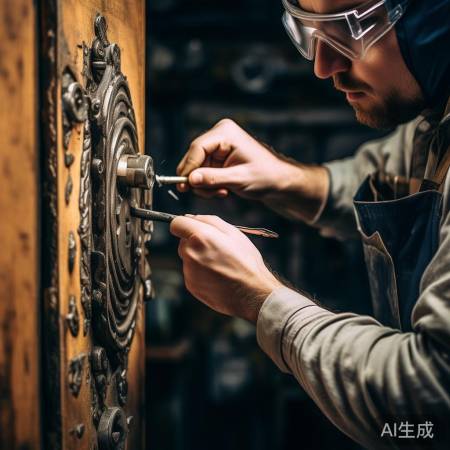 拆锁芯:拧螺丝,轻拔,慎力度