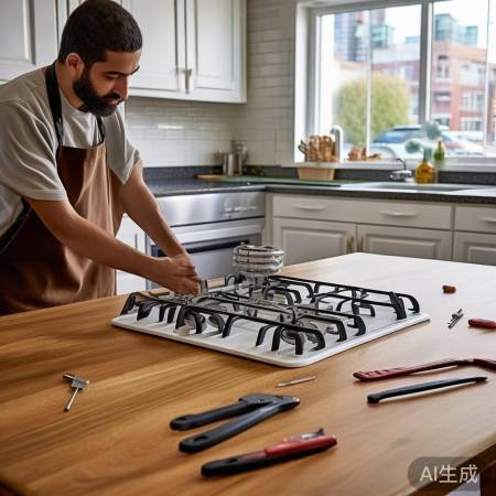 燃气灶换夹,必备工具,安全第一