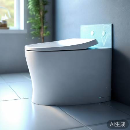 智能马桶节水环保,自动烘干更绿