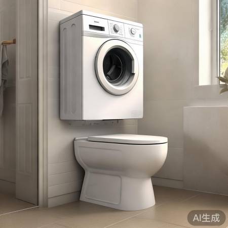 挂壁洗衣机，马桶上可行？