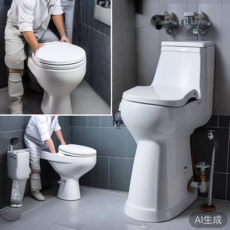 马桶安装要点：对齐排水口、牢固