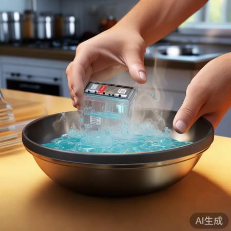 电池盖卡住？热水浸泡解难题！