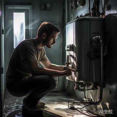 壁挂炉泄漏，紧急关阀查损。