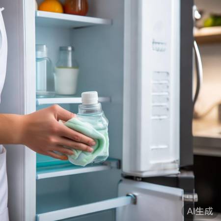 冰箱消毒，断电通风，擦拭内壁。