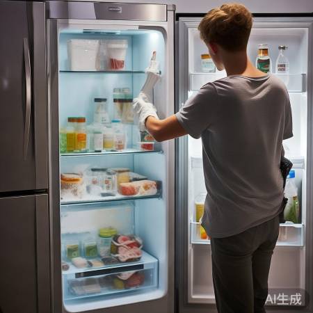 小苏打水擦冰箱，清洁除菌二合一