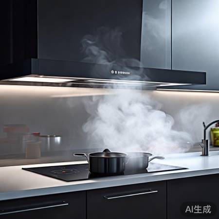 博世T8吸油烟机，吸力强劲，调