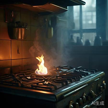 燃气灶起火冒烟，内心恐惧与生活