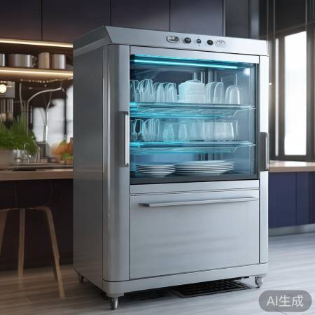 美的消毒柜，大容量，一键消毒，