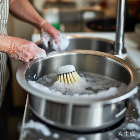 白醋清洁,内胆死角勿忘